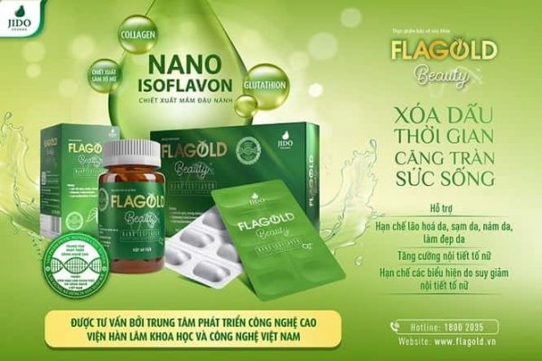 Nano mầm đậu nành FlaGold Beauty được phát triển bởi Viện hàn lâm và công nghệ Việt Nam