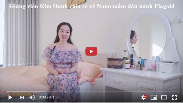 Giảng viên Nguyễn Thị Kim Oanh chia sẻ về hành trình cân bằng nội tiết tố nhờ FlaGold- Nano mầm đậu nành