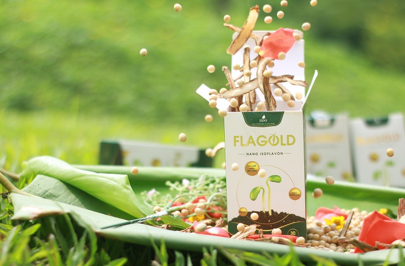 Nano mầm đậu nành Flagold sản phẩm vàng vì sức khỏe cộng đồng